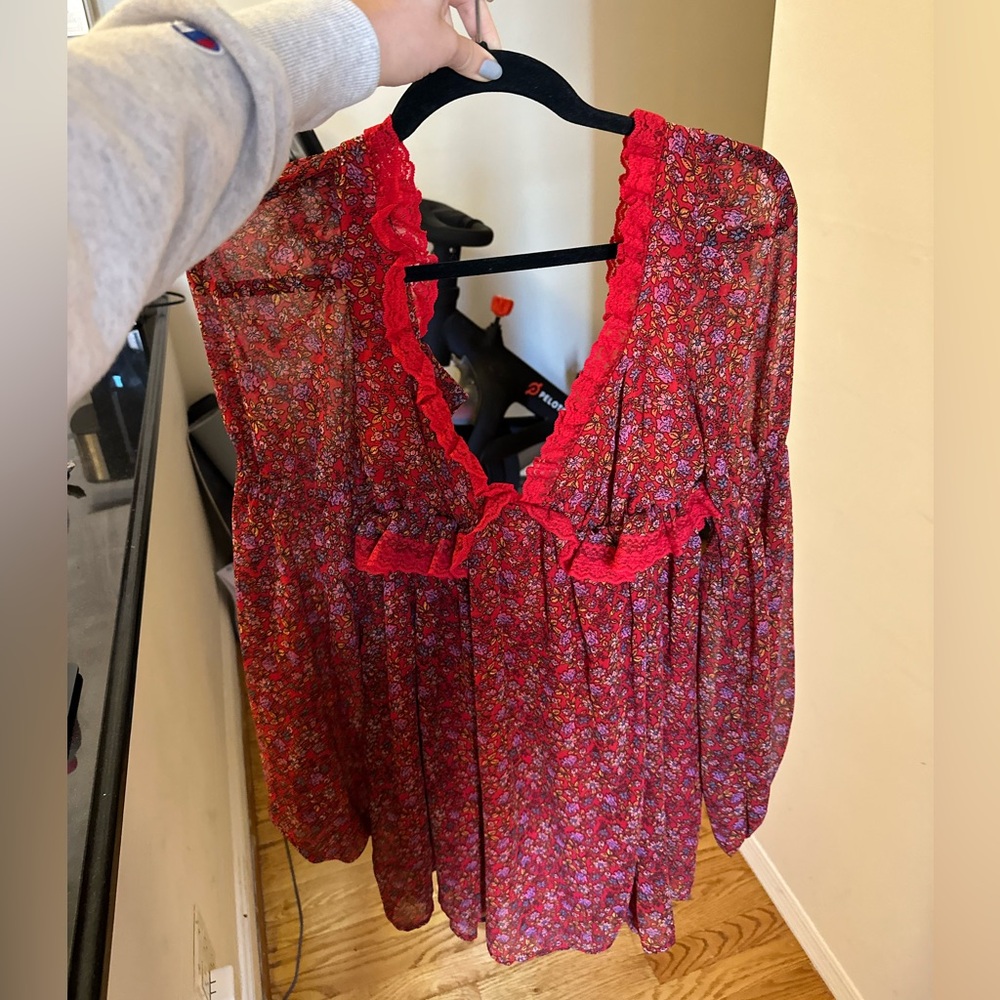 Free People Pennie Babydoll Dress NWT